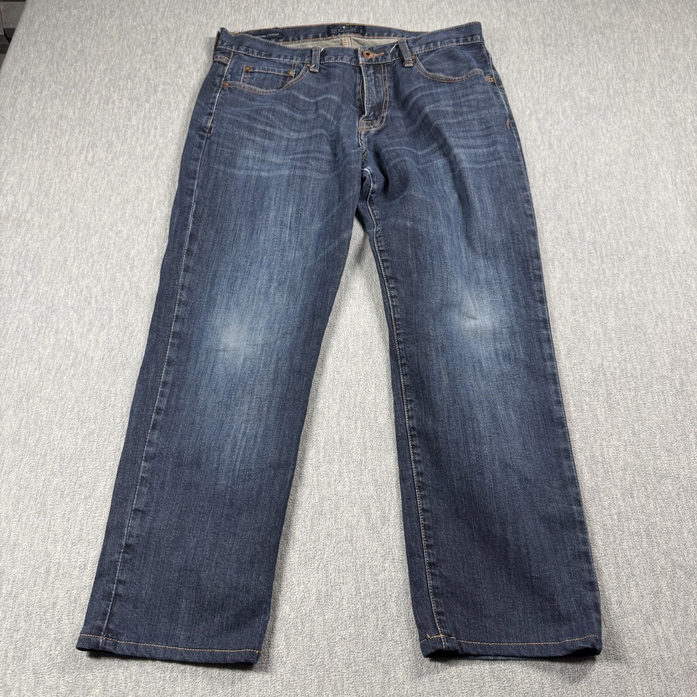 Lucky Brand Jeans‎ Mens 34x30 Blue 221 Original Straight Leg Medium Wash Denim